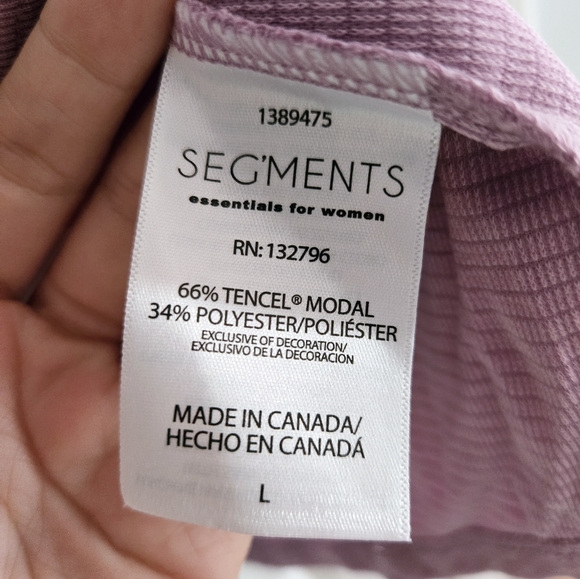 Women's large Pink V-Neck Top - Picture 4 of 4